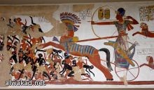 فنانة فلسطينية ترسم لوحات فنية بحبات الزيتون