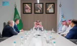 مساعد وزير الموارد البشرية والتنمية الاجتماعية للخدمات المشتركة يلتقي برئيس المنظمة الأوروبية لإدارة الجودة