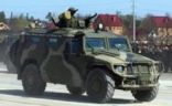 روسيا تجرب سيارة عسكرية جديدة في 9 مايو