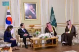 رئيس جمهورية كوريا يستقبل سمو وزير الحرس الوطني وسمو وزير الدفاع