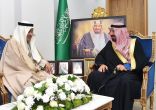 أمير نجران يستقبل الكاتب محمد الاسمري عضو الجمعية التاريخية السعودية التاريخية لدول مجلس التعاون العربية