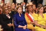 ظهور زوجة الرئيس التونسي بخطاب سياسي
