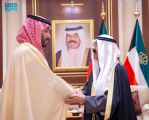 سمو ولي العهد قدم واجب العزاء في وفاة امير الكويت سمو الشيخ نواف الأحمد الجابر الصباح